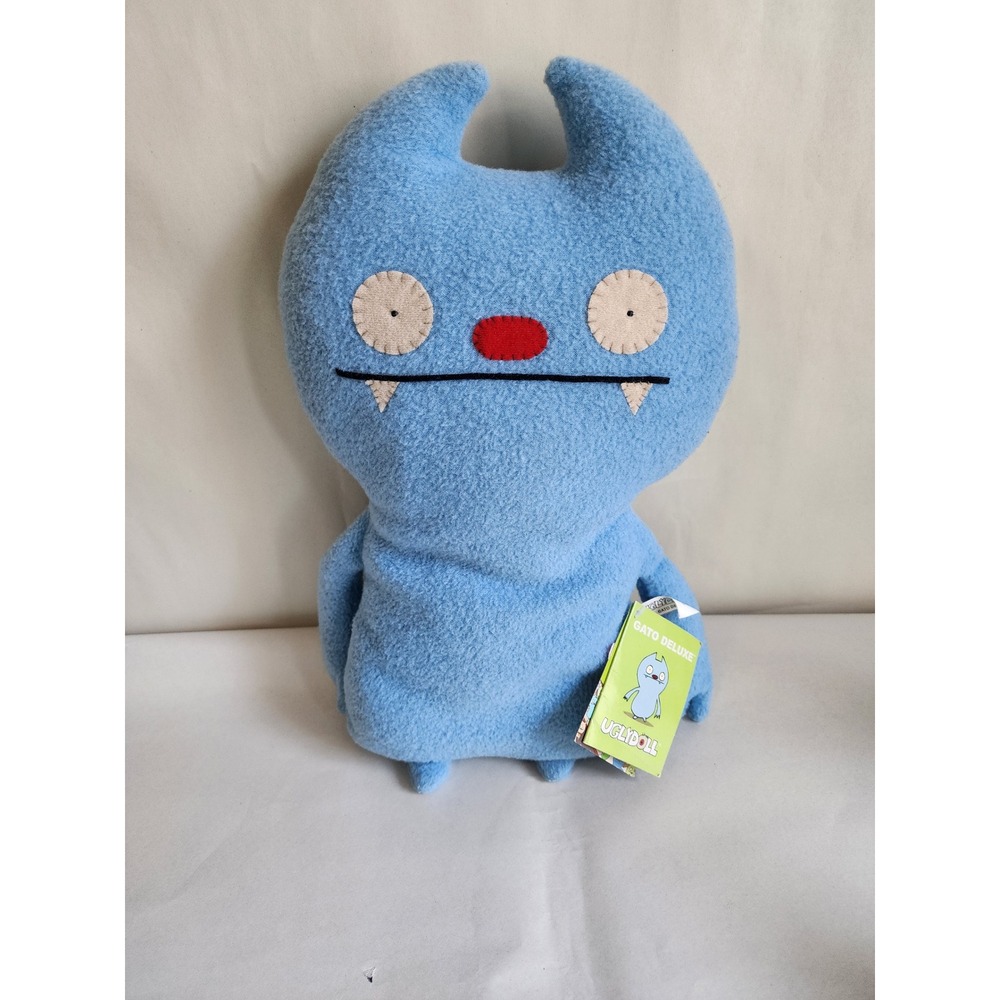 2007 Uglydoll Gato Deluxe Blue Plush Original Tags Vintage Ugly Doll